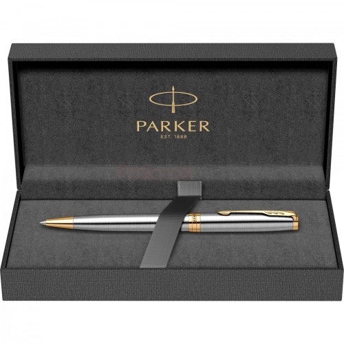 Шариковая ручка Parker Sonnet Core K527, Stainless Steel GT